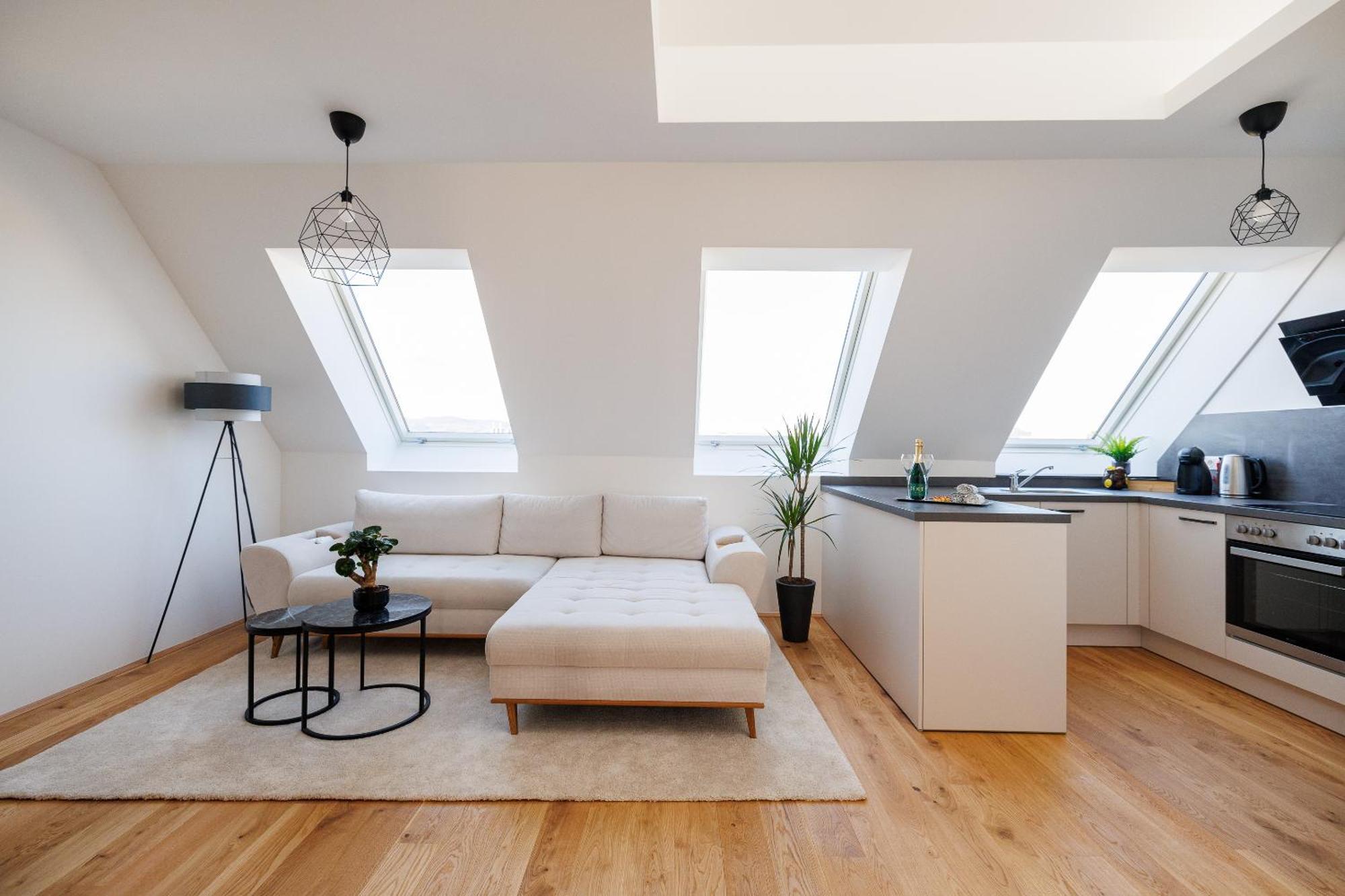 Symphony Apartments 38 - Modern Loft With Terrace And Grill In Central Location Wien Exteriör bild